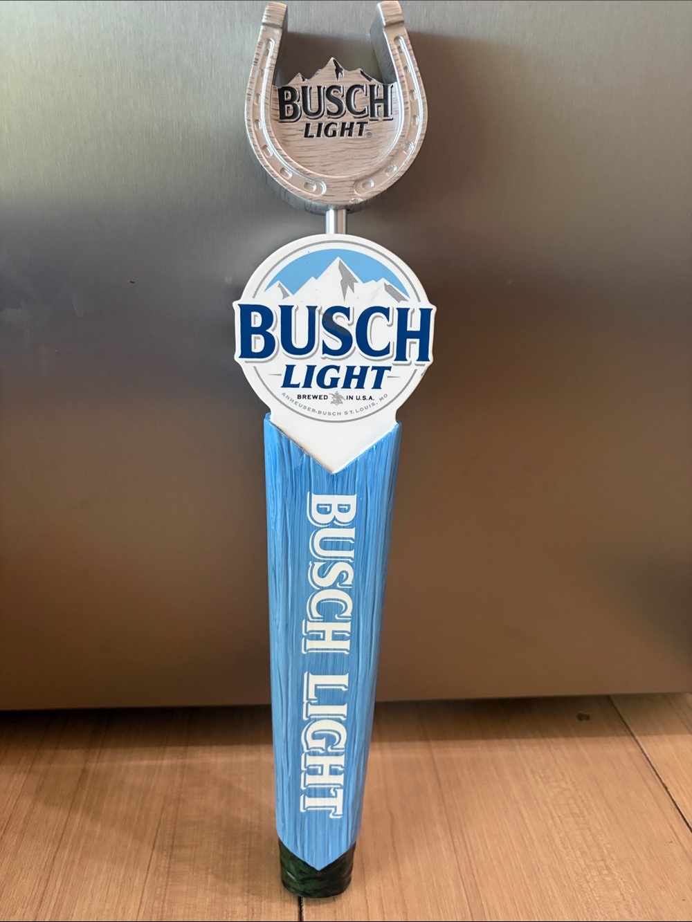 Busch Light Iconic Beer Tap Handle-Horseshoe Topper Kegerator Bar